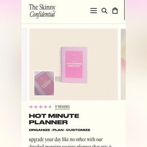 The skinny confidential daily planner